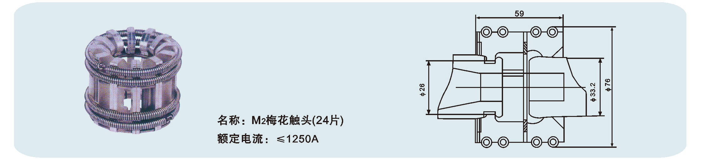 M2梅花觸頭（24片）